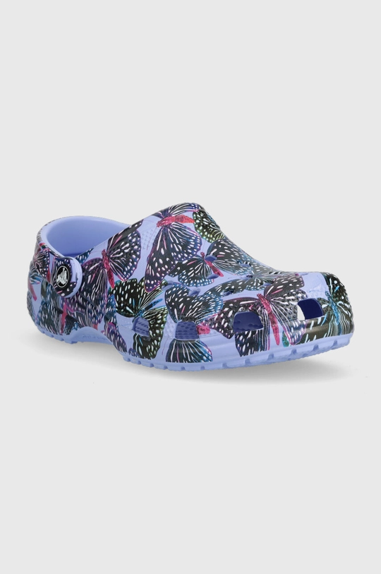 Παντόφλες Crocs Classic Butterfly Clog μωβ