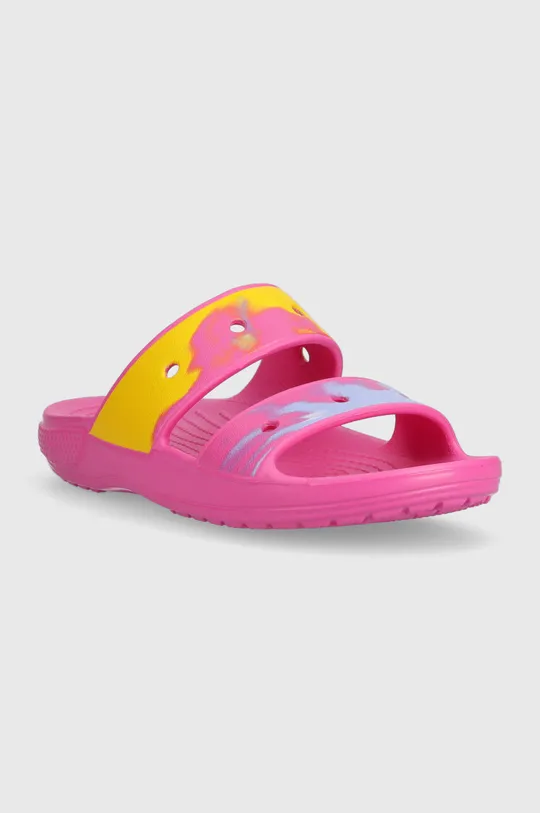 Παντόφλες Crocs Classic Ombre Sandal ροζ