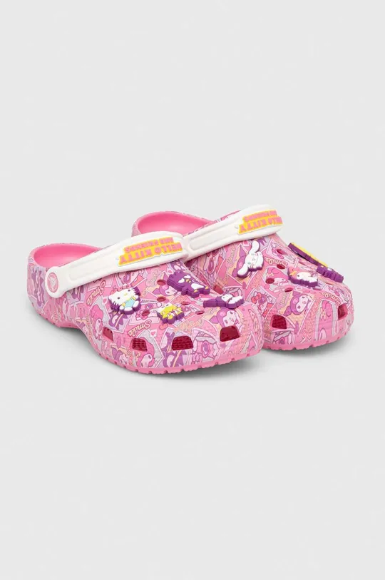 Παντόφλες Crocs Classic Hello Kitty Clog ροζ