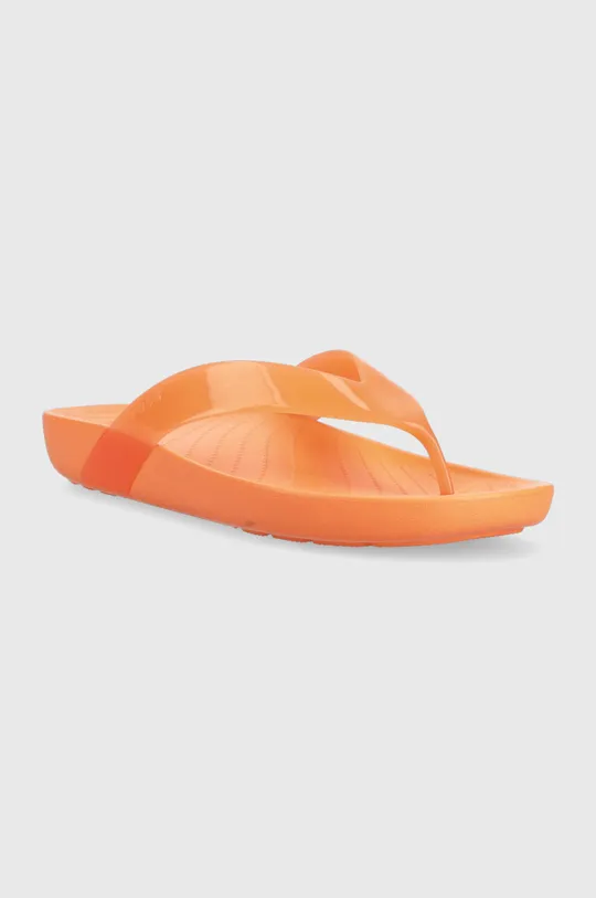 Вьетнамки Crocs Splash Glossy Flip оранжевый