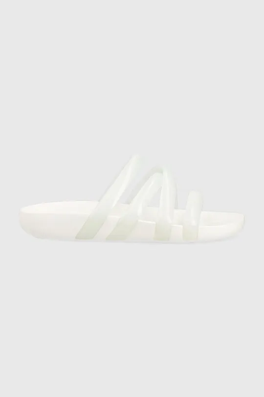 λευκό Παντόφλες Crocs Splash Glossy Strappy Sandal Γυναικεία
