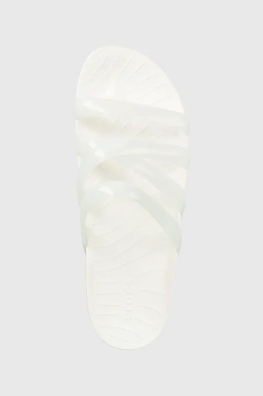 bela Natikači Crocs Splash Glossy Strappy Sandal