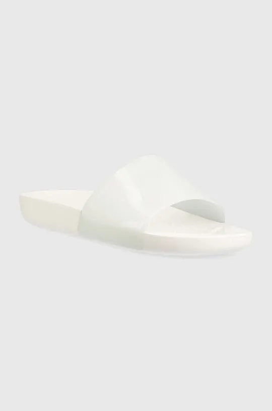 Παντόφλες Crocs Splash Glossy Slide λευκό
