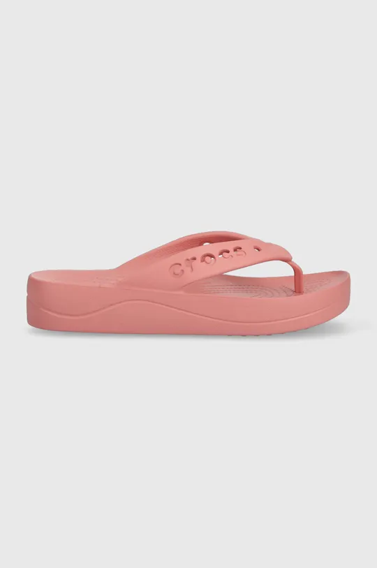ροζ Σαγιονάρες Crocs Baya Platform Flip Γυναικεία