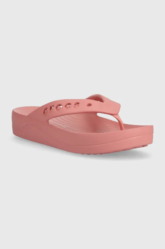 Вьетнамки Crocs Baya Platform Flip розовый
