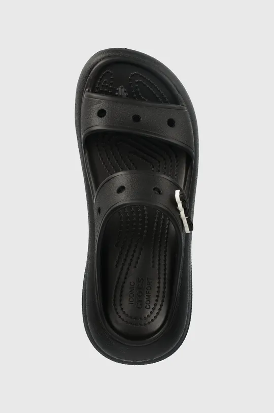 black Crocs sliders Classic Crush Sandal