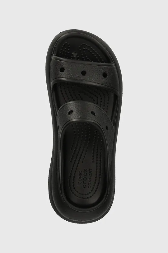 black Crocs sliders Classic Crush Sandal