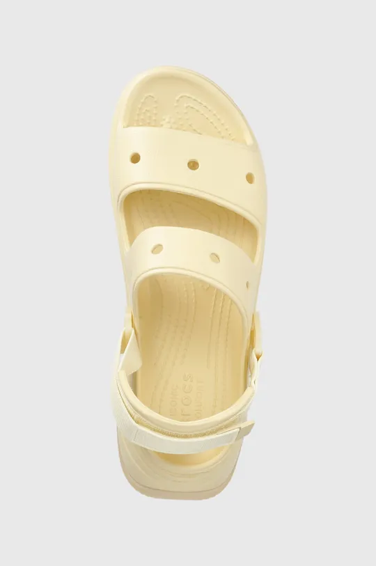 beige Crocs sliders Classic Hiker Xscape sandal