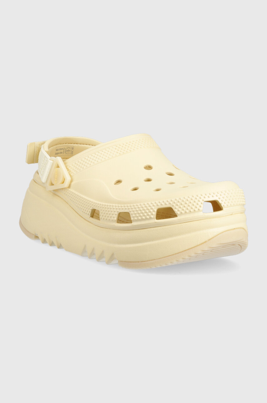 Шльопанці Crocs Classic Hiker Xscape Clog бежевий