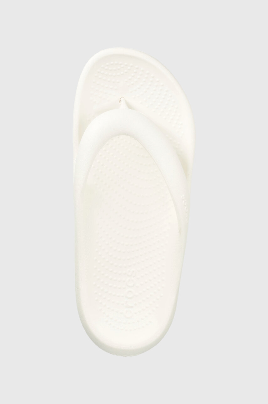 Crocs flip flops Mellow Flip women's white color 208437 at PRM US
