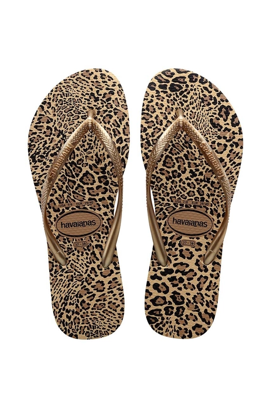 μπεζ Σαγιονάρες Havaianas SLIM ANIMALS Γυναικεία