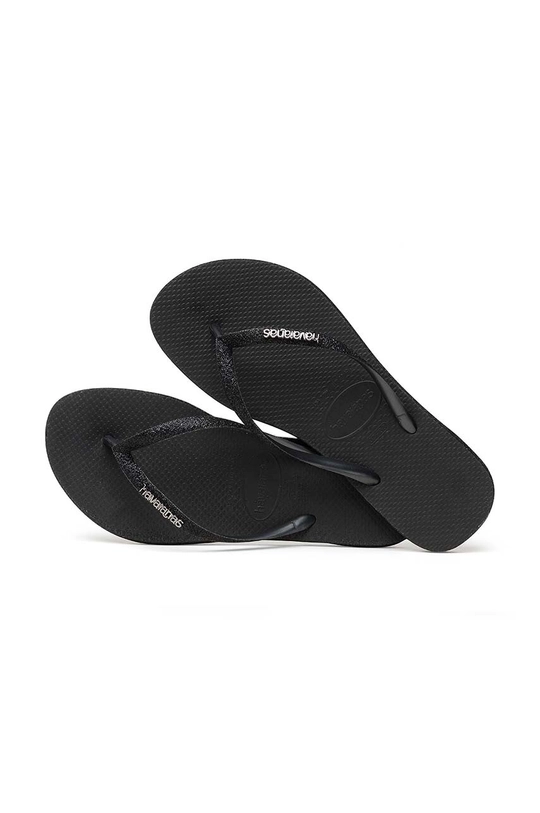 czarny Havaianas japonki SLIM SPARKLE II