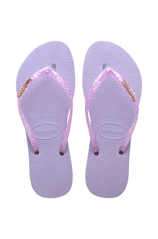 vijolična Japonke Havaianas SLIM GLITTER Ženski