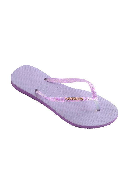 Japonke Havaianas SLIM GLITTER vijolična