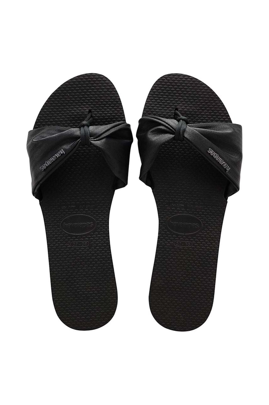 μαύρο Παντόφλες Havaianas YOU ST TROPEZ Γυναικεία