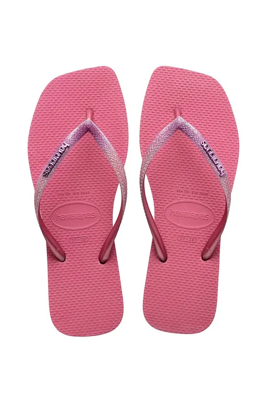 rózsaszín Havaianas flip-flop SQUARE GLITTER Női