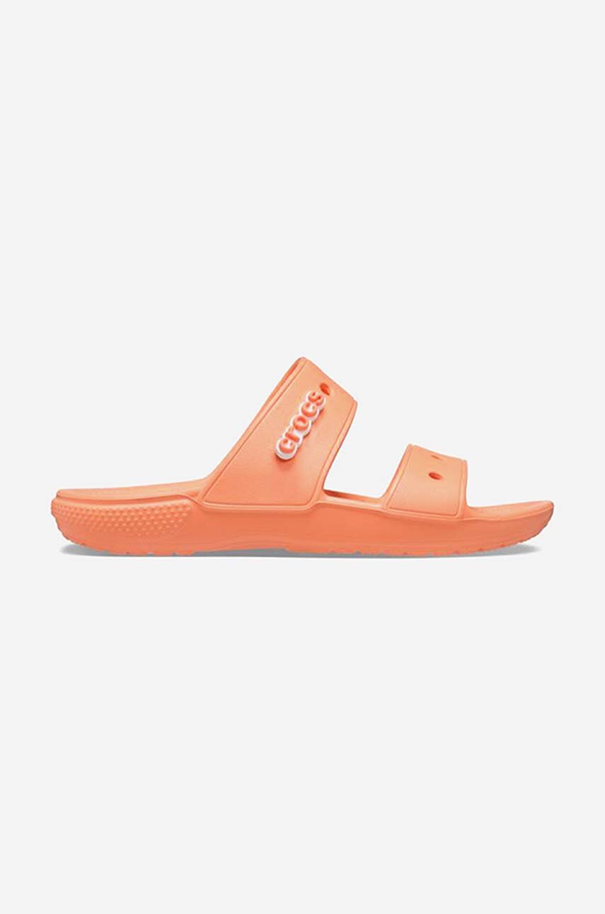 orange Crocs sliders Classic Women’s