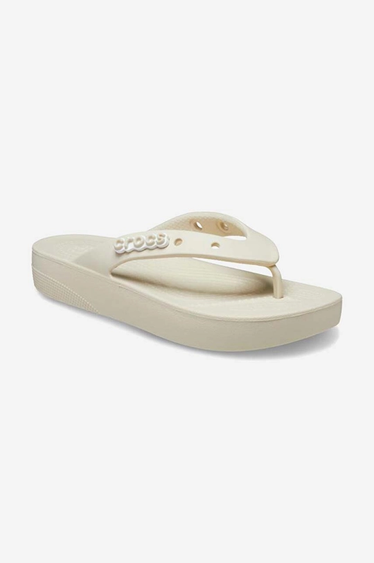 Crocs șlapi Classic Platform Flip W  Gamba: Material sintetic Interiorul: Material sintetic Talpa: Material sintetic