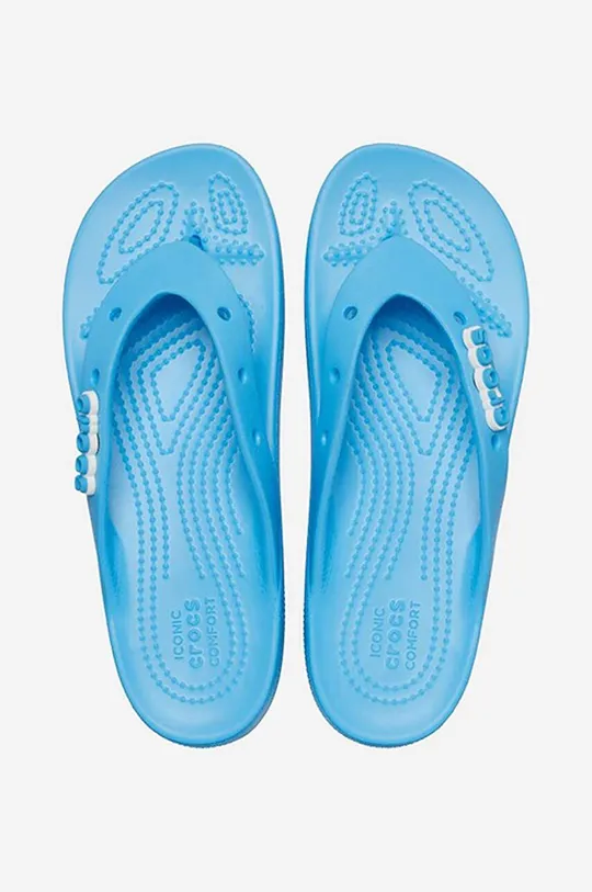 blue Crocs flip flops Classic Platform