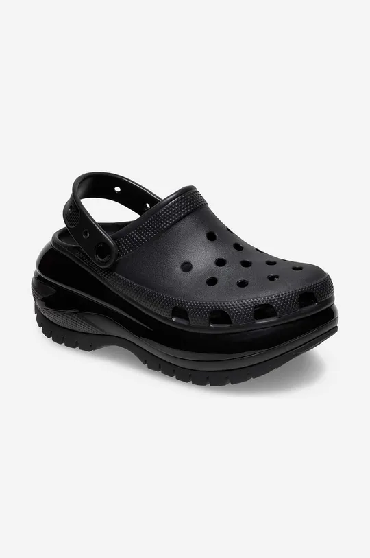 czarny Crocs klapki Classic Mega Crush