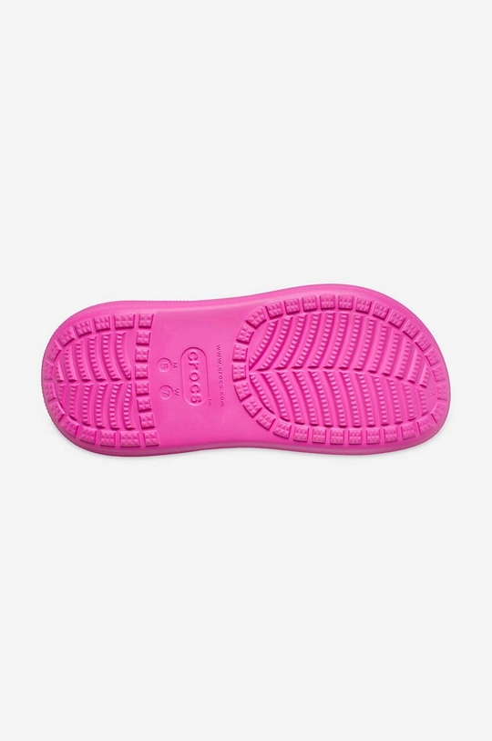 różowy Crocs klapki Classic Crush Clog