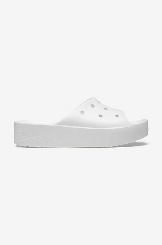 white Crocs sliders Classic Platform 208180 Women’s