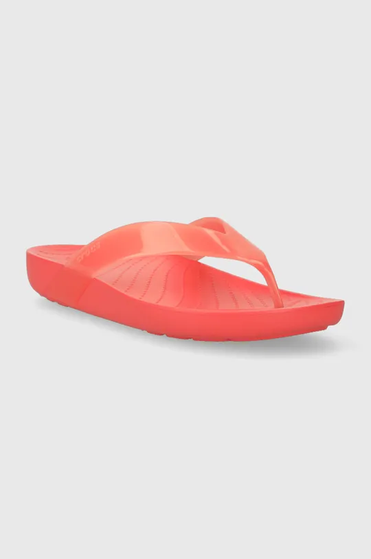 Crocs flip flops orange