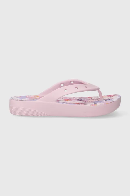 Crocs flip flops pink