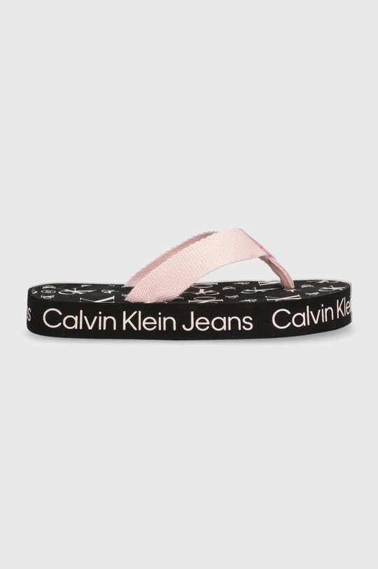 črna Otroške japonke Calvin Klein Jeans Dekliški