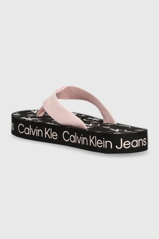 Παιδικές σαγιονάρες Calvin Klein Jeans  Πάνω μέρος: Υφαντικό υλικό Εσωτερικό: Συνθετικό ύφασμα, Υφαντικό υλικό Σόλα: Συνθετικό ύφασμα