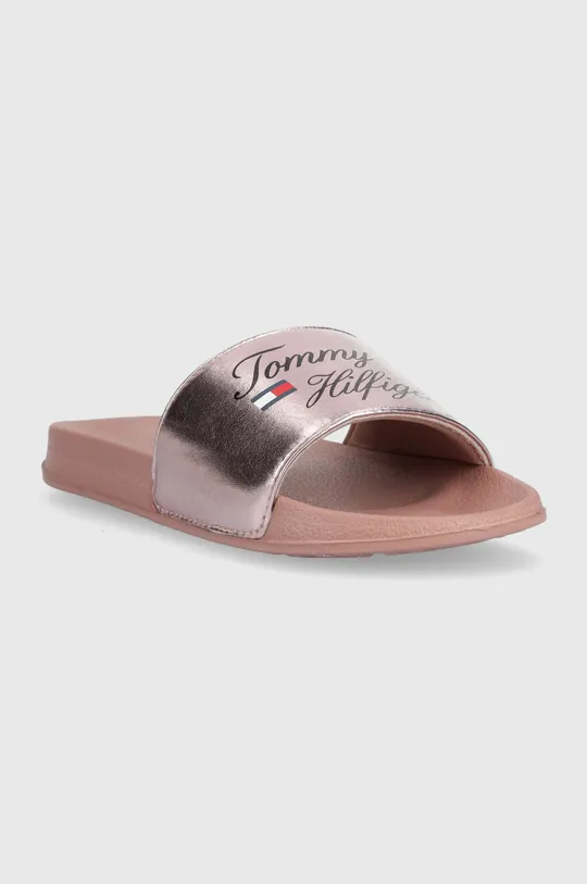 Dětské pantofle Tommy Hilfiger růžová