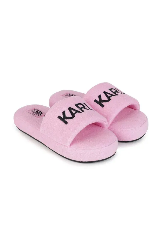 розовый Детские шлепанцы Karl Lagerfeld Для девочек