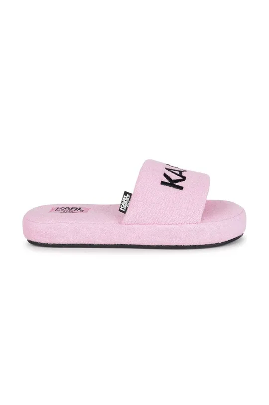 Παιδικές παντόφλες Karl Lagerfeld ροζ