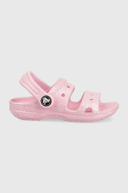 рожевий Дитячі шльопанці Crocs CROCS CLASSIC GLITTER SANDAL Для дівчаток