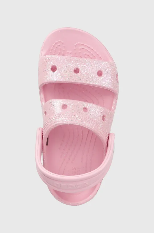 ružová Detské šľapky Crocs CROCS CLASSIC GLITTER SANDAL
