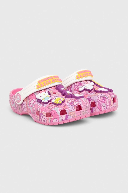 Παιδικές παντόφλες Crocs CROCS CLASSIC HELLO KITTY CLOG ροζ