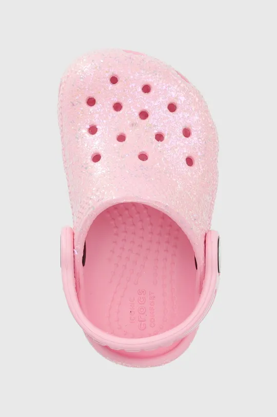 ostrá růžová Dětské pantofle Crocs