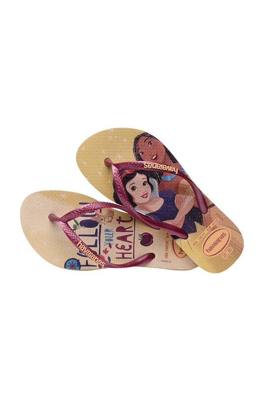 béžová Detské žabky Havaianas SLIM PRINCESS