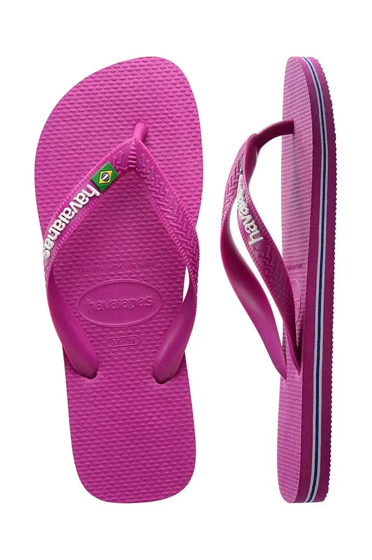 Havaianas japonki dziecięce BRASIL LOGO Dziewczęcy