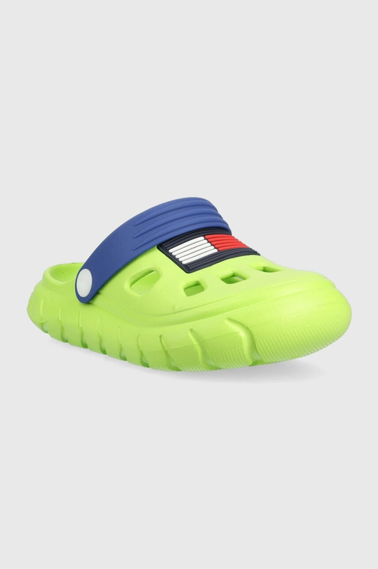 Detské šľapky Tommy Hilfiger zelená