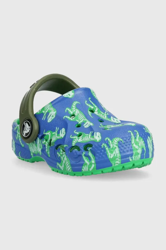 Crocs klapki dziecięce BAYA GRAPHIC KIDS CLOG niebieski