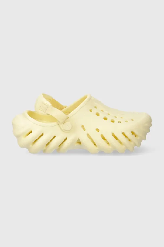 Παιδικές παντόφλες Crocs ECHO CLOG K κίτρινο