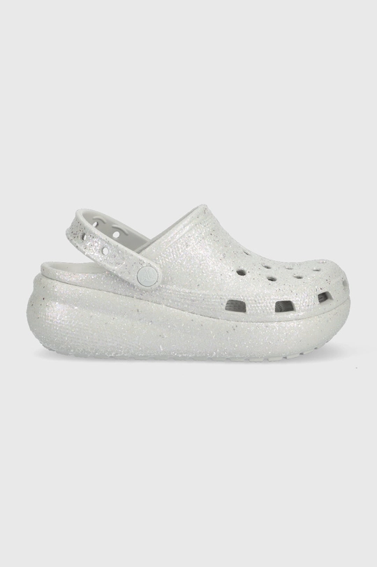 серебрянный Детские шлепанцы Crocs Детский