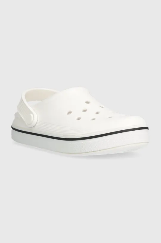 Παιδικές παντόφλες Crocs CROCBAND CLEAN CLOG λευκό