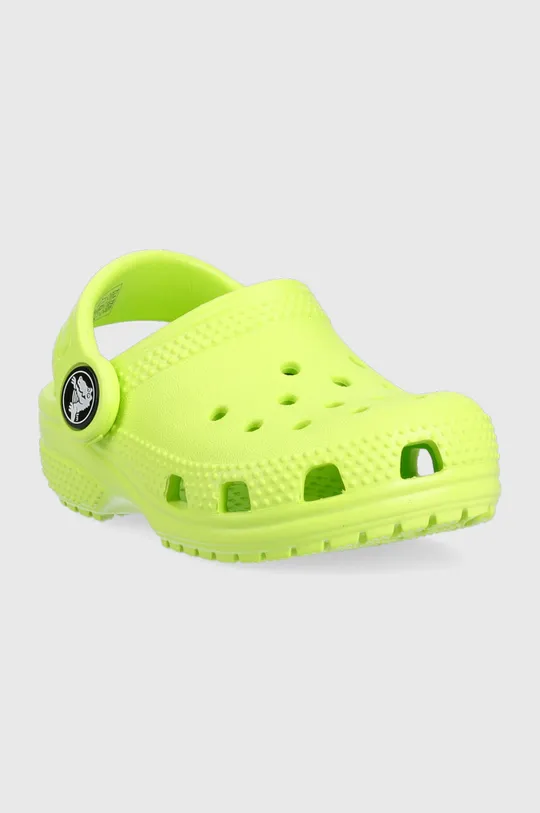 Детские шлепанцы Crocs зелёный