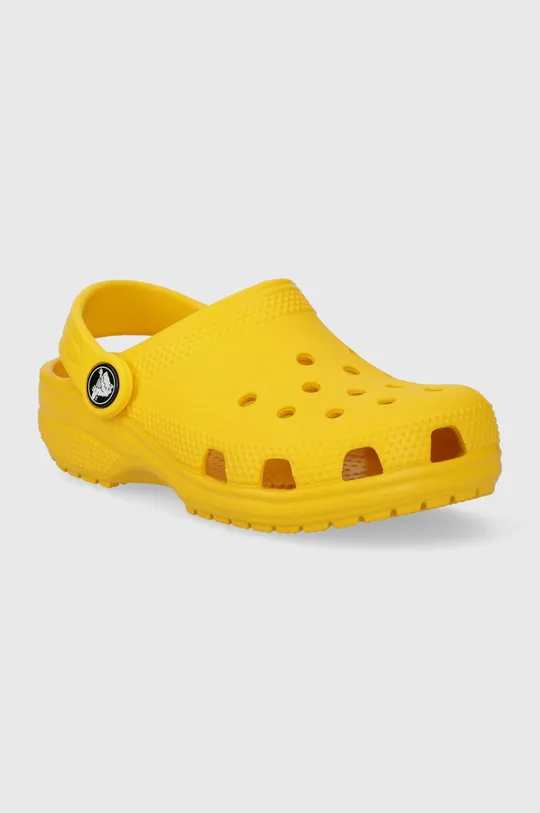 Дитячі шльопанці Crocs жовтий