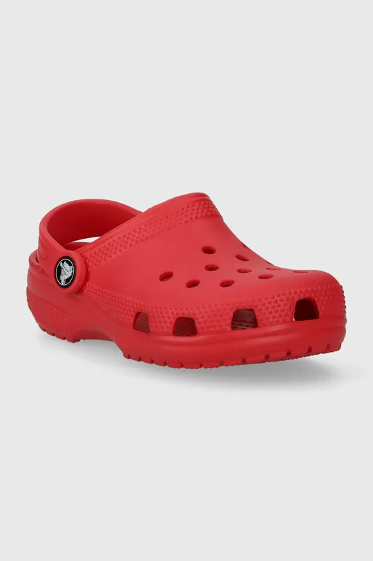 Детские шлепанцы Crocs красный