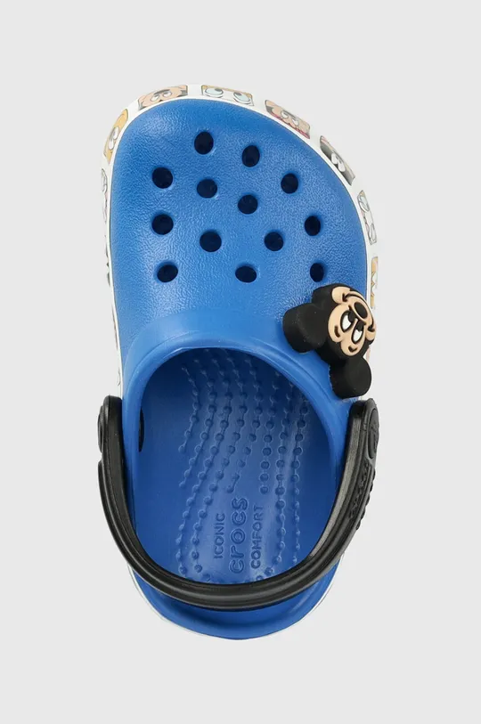 ocelová modrá Dětské pantofle Crocs x Disney