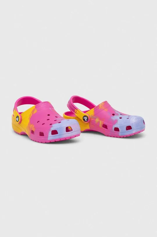 Дитячі шльопанці Crocs CLASSIC OMBRE CLOG фіолетовий