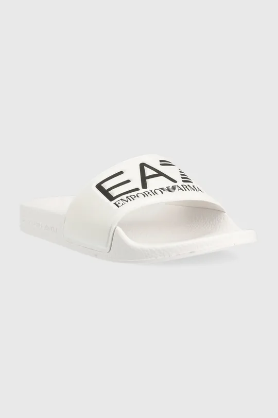Detské šľapky EA7 Emporio Armani biela